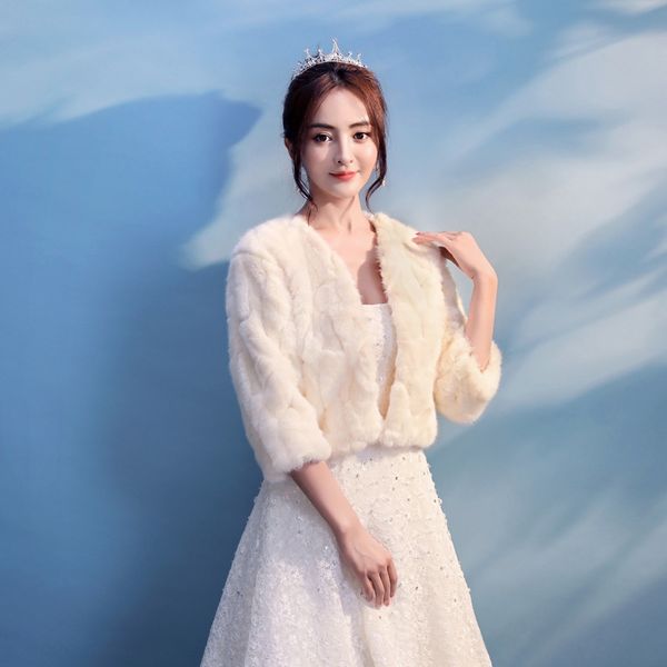 

new bride shawl winter new bride shawl warm wedding dress coat wedding dress warm coat winter, Blue;gray