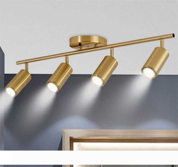 

modern spotlights led ceiling lamp gold metal ceiling light for living room track light background stage lighting