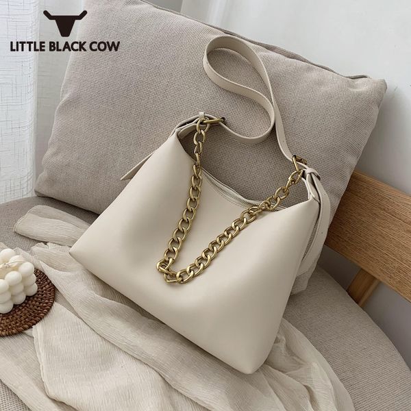 

elegant ladies soft pu leather shoulder bag designer chain totes bag women crossbody bags office work big packing handbag white