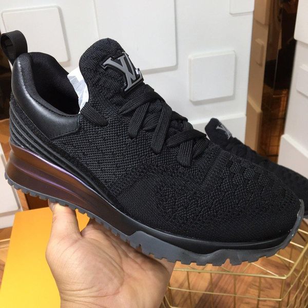 

high quaility luxury air mens casual shoes with box breathable sports basketball shoes leather sneakers mens tennis shoes runner sneaker 017, Black