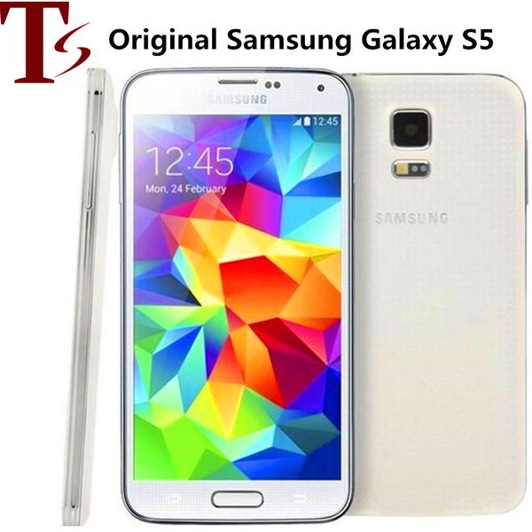 Original Samsung Galaxy S5 G900F G900A G900T G900V Original Quad Core de 16 GB de 16 GB de Smartphone Smart Ulocked