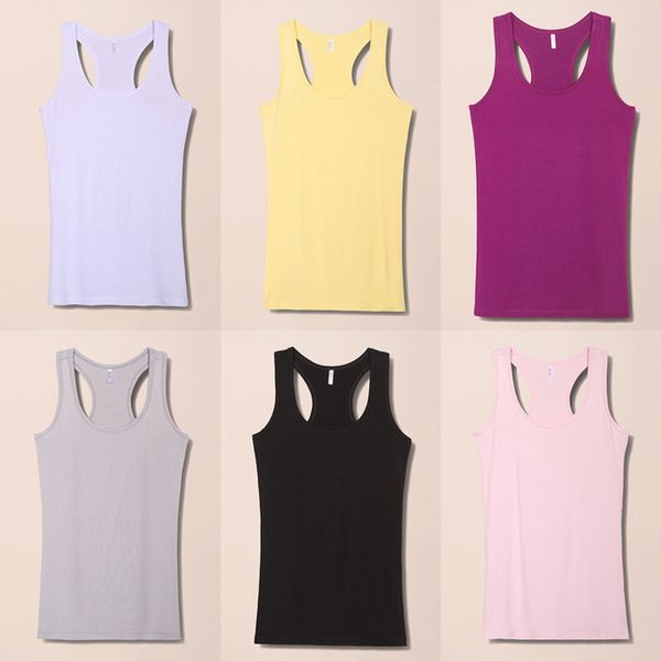 

модальных женщины корейского жилет длина candy жилет l базовый тонкий бак конфета цвета лифчик мульти-код, White