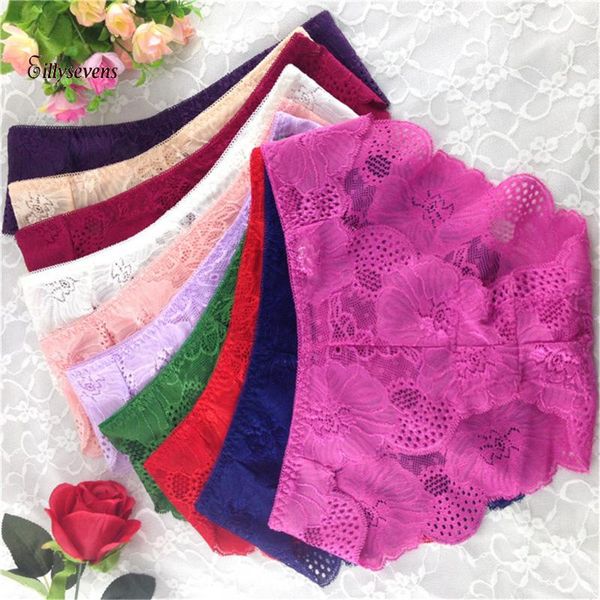 

women's panties solid colors ladies underwear woman lace plus size women brief bragas, Black;pink