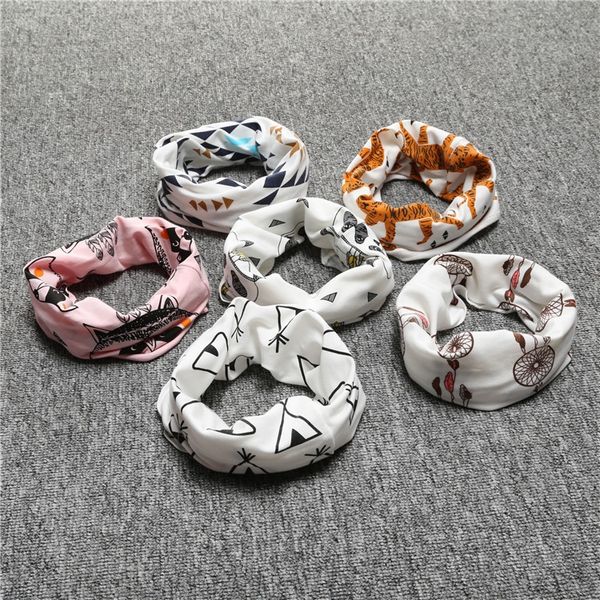 

16dug ins2020 new children's products and fe baby pullover collar ins2020 new cotton children's scarf scarfproducts cotton male an, Red;brown