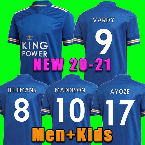 

футбол джерси таиланд leicester 20 21 футбола рубашки город 2020 2021 vardy camiseta ndidi мэддисон майо-де-футовые равномерная men + детски, Black;yellow