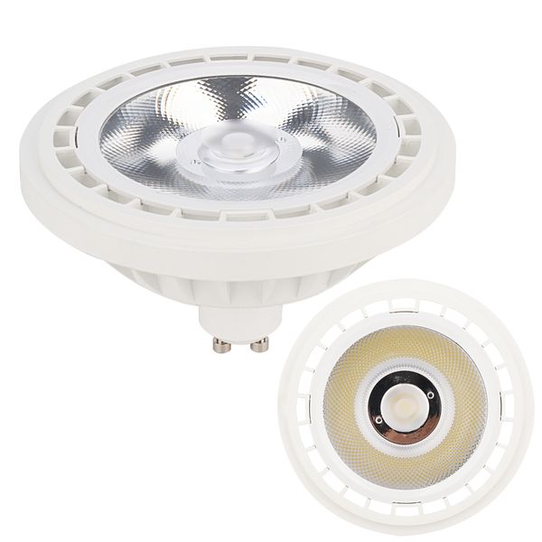

ar111 gu10 светодиодные лампы регулируемые 12w 15w cob es111 led прожектор