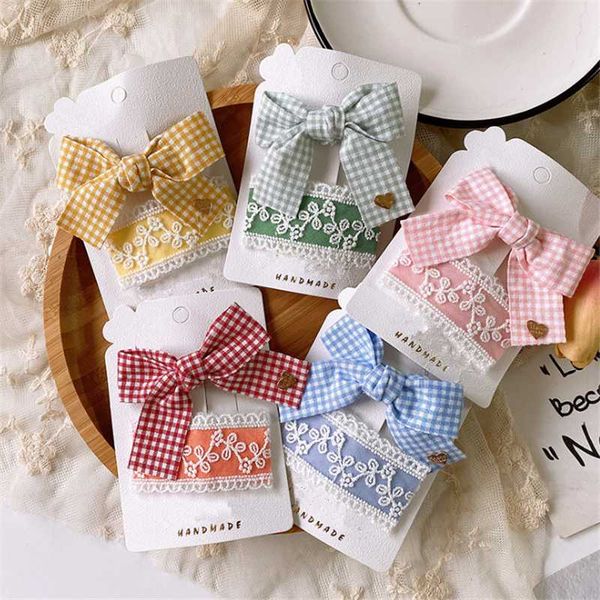 

10set / серия дети cartoon аксессуары для волос цветка шнурка bb клип шпильки деревообрабатывающий набор для девочек клипы плед лук волос го, Slivery;white