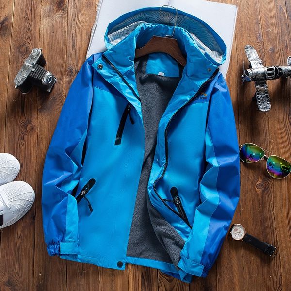 

glfds waterproof season thickened outdoor mountaineering clothing waterproof warm warm jacket jacket season thickened outdoor mountaineering, Blue;black
