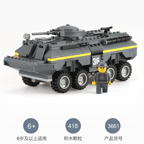 

children toys armoured vehicle blocks kids gifts 4 styles suitable for children recreation early education plastic safe material