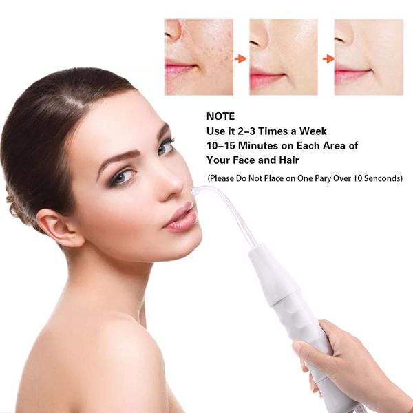 

portable high frequency face wand facial machine for skin tightening, acne wrinkles remover, puffy eyes