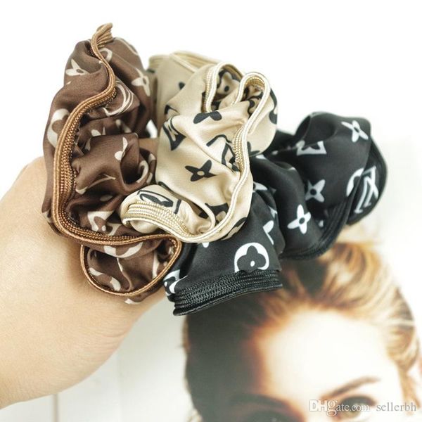 

fashion women elastic hair rubber band vintage letter printed party headbands lady sport yoga hair bands