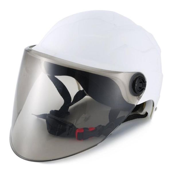 

half-size style clear matte black motorcycle helmet comfortable ultraviolet-proof men women for motorbike