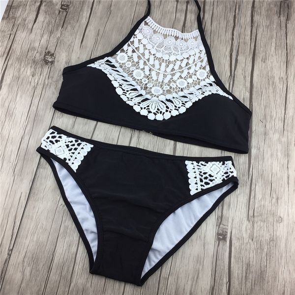 

2020 low waist bikini set women maillot de bain femme swimwear women biquini brazilian bikini 2 pieces per lot, White;black
