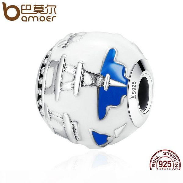 

designer style authentic 925 sterling silver places of interest of fantasy world beads fit original charm bracelets diy jewelry, Black