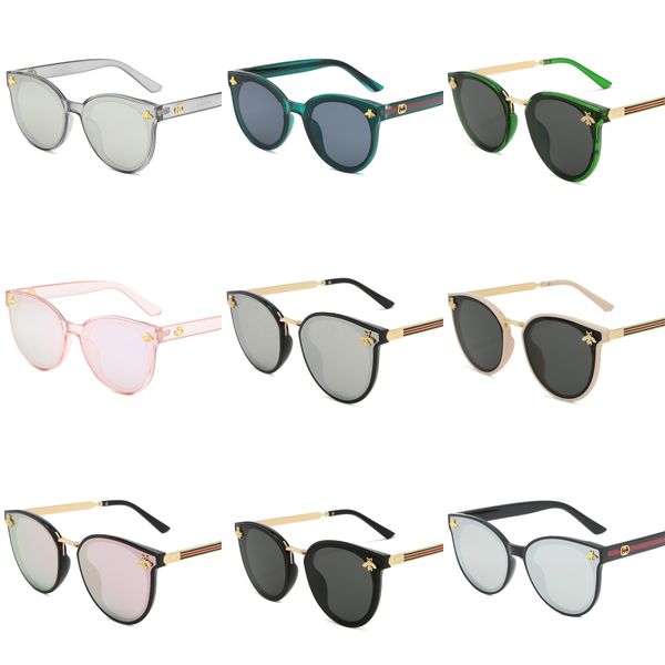 

fashion round 0256 0256s black grey sunglasses sunglasses sun glasses in summer new with#757, White;black