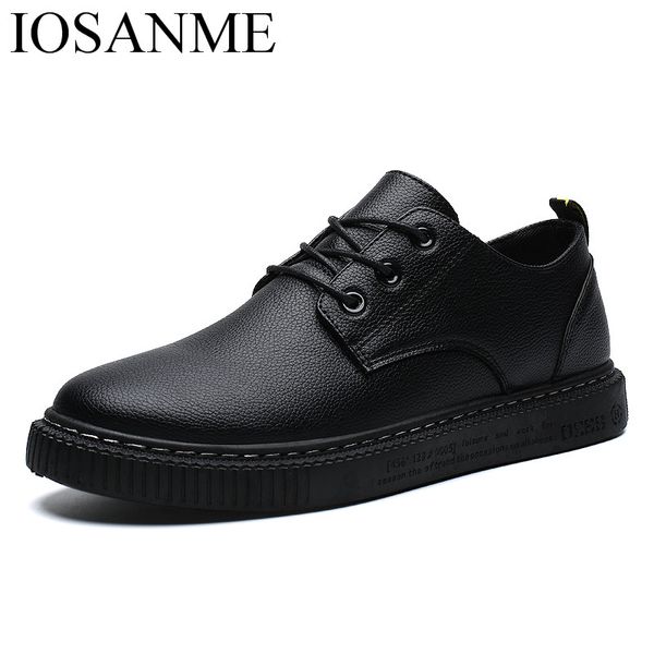 

fashion leather dress men shoes italian elegant male footwear comfortable moccasins homme trend style new oxford shoes for men, Black