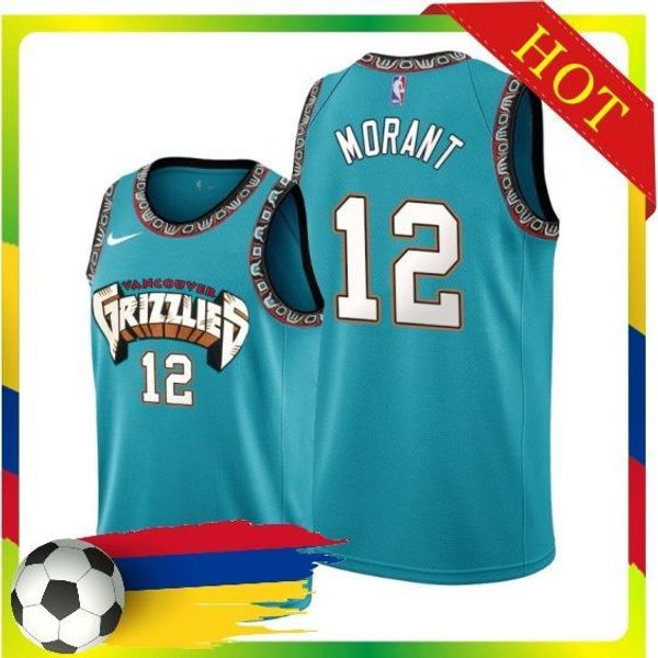 

jersey men #12 moranth basketball jerseys sportwear stitched basketball jerseys, Black;white