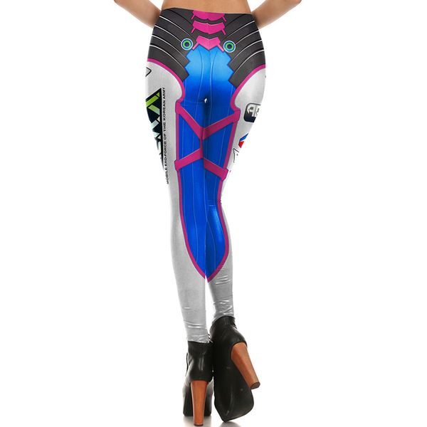 

women leggings widowmaker cosplay high super high hero leggins printed legging pants drop shipping good quality, Black