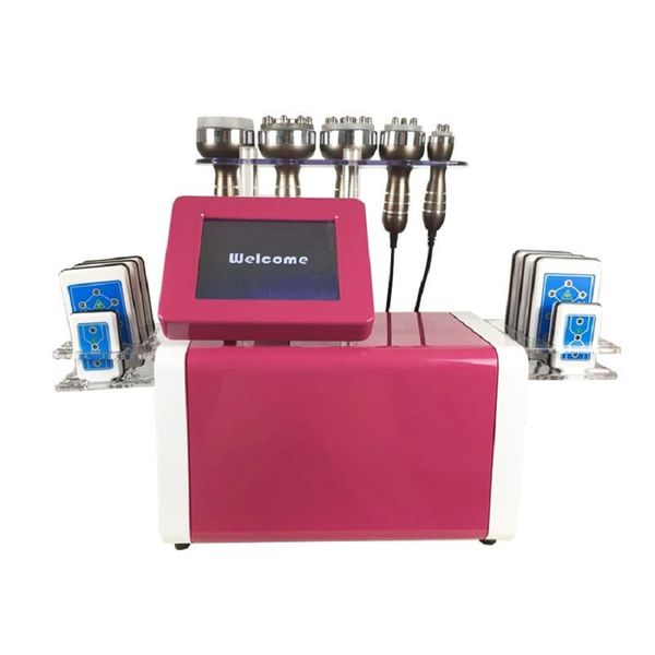 

2020 new 40k cavitation body contouring face lifting 5 in 1 massage skin tighten cellulite removal weight loss salon machine