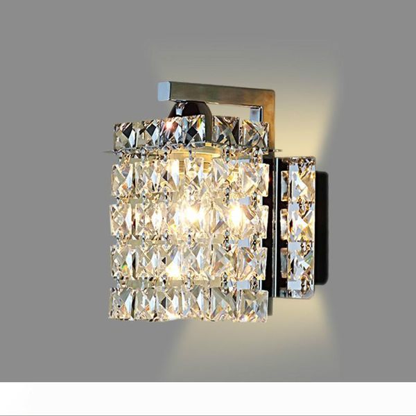 

modern led crystal wall lamp simple fashionable bedroom living room dining room lighting fixture for home light