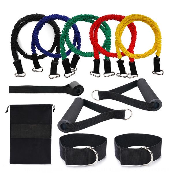 

vabns telescopic cloth cover anti-breaking tension rope elastic device household arm strength chest muscle latex 1 set of fitness equipment