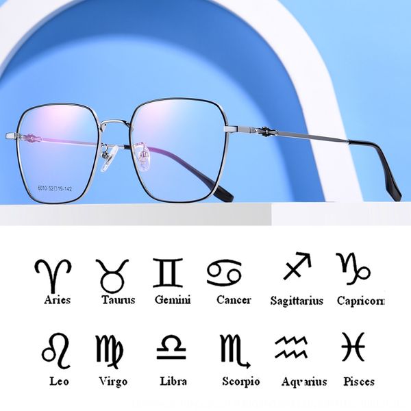 

new round full myopia frame myopia glasses metal glasses frame, Silver
