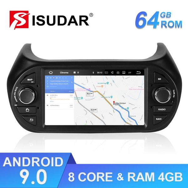 

isudar 1 din auto radio android 9 for /fiorino/qubo////bipper car multimedia audio player gps usb dvr dsp car dvd