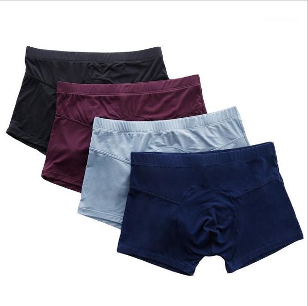 

повседневная мода mans одежда 2020 конструкторы sexy дышащий мужские боксеры hommes solid color молодежные мужские трусы underwears, Black;white