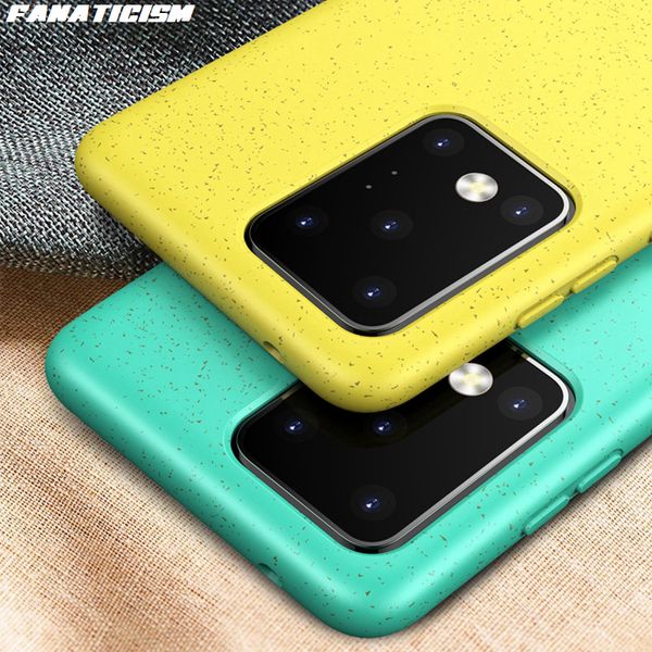 

silicone tpu phone cases for samsung galaxy s20 plus anti-fall natural wheat straw cover for samsung galaxy s20 ultra