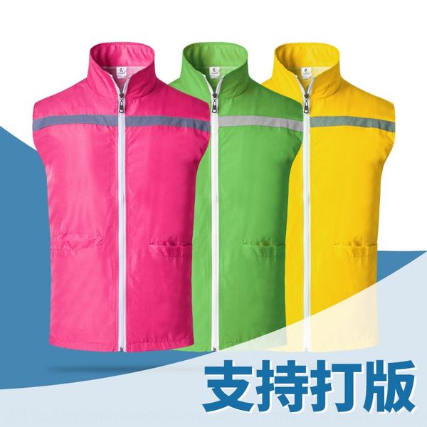 

yaljm открытой безопасности одежды строительство реклама печать открытого жилет светоотражающих одежды безопасности светоотражающего строите, Black;white