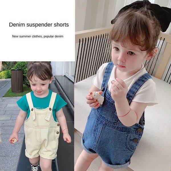 

welfare seckill 25.9 yuan denim pants welfare seckill 25.9 yuan children's denim shorts shorts panty panty children's pants, Blue