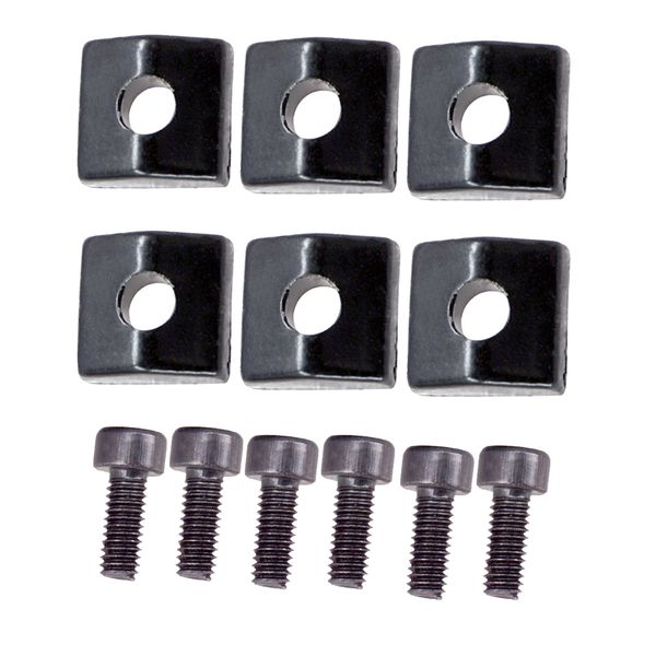 

set of 6pcs guitar locking nut clamps & screws musical instrument parts