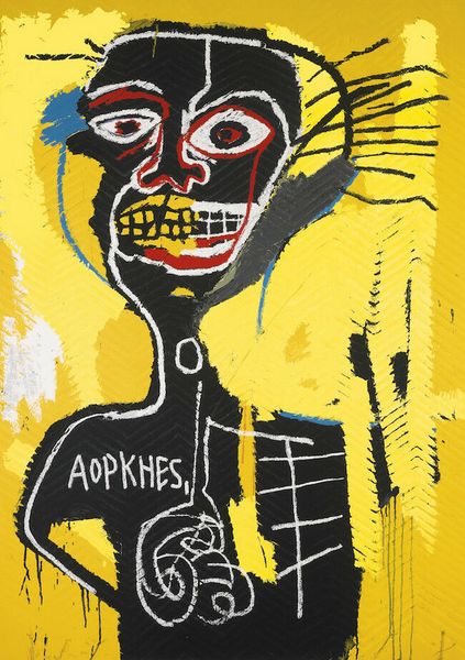 

jean michel basquiat cabeza graffiti art wall decor handpainted &hd print oil painting on canvas wall art canvas pictures 200