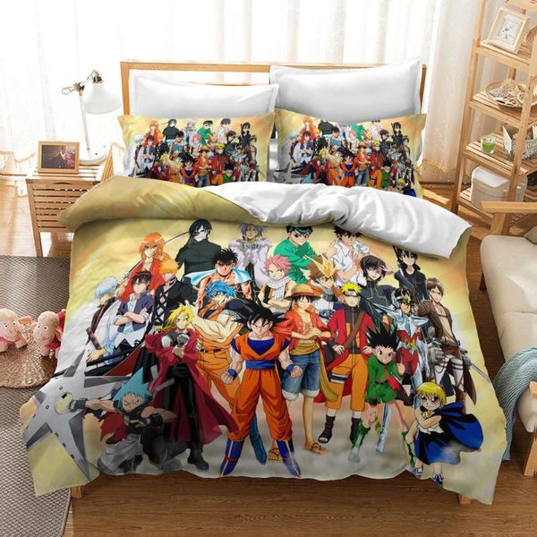 

anime z 3d printed bedding set anime duvet cover set pillowcases comforter bedding sets bedclothes