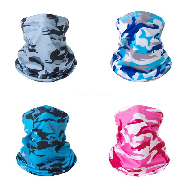 

half face outdoor sport camouflage flag masks for men women magic skull scarf designer headband sports washable breathable prot #121#309##48, Black