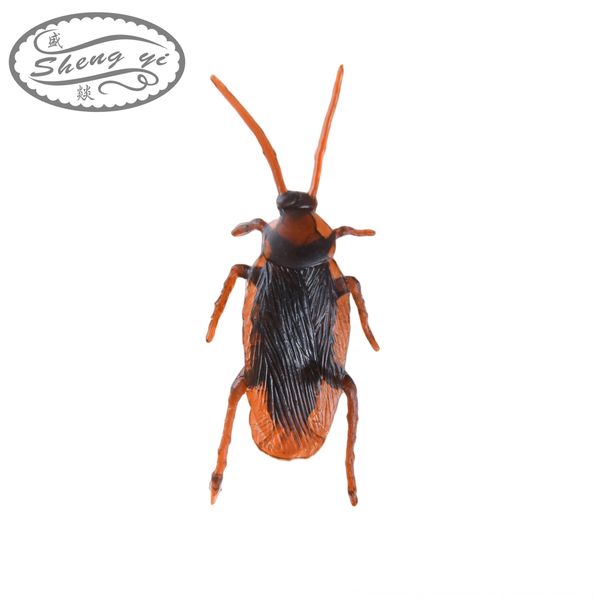 

vurzn halloween trick environmental protection pvc simulation cockroach 6.5 * 2.5cm fake xiaoqiang april fool's day spoof props and pro