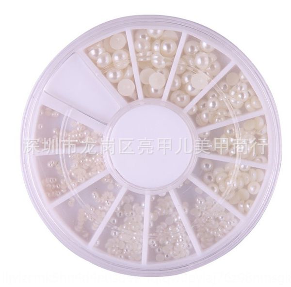 

products 1.5-3.0mm cream pearl diy manicure accessories manicure accessories diy nail products 1.5-3.0mm nail cream pearl, Silver