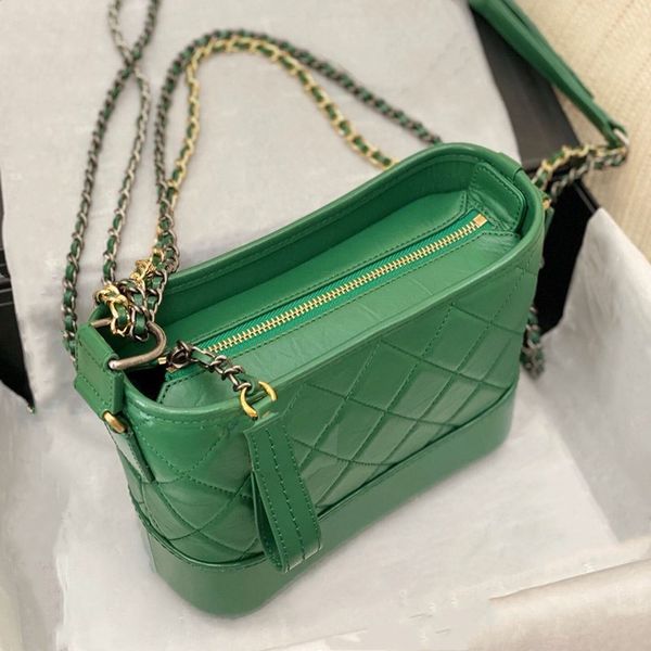 

classic lady cross-body bag 7a high-end custom quality cross-body bag pair chain three-color hardware two-color nipple nail exclusive custom