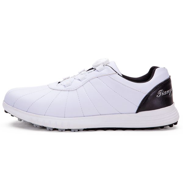 

men golf shoes waterproof sports shoes spikes anti-slippery breathable sneakers athletic d9100