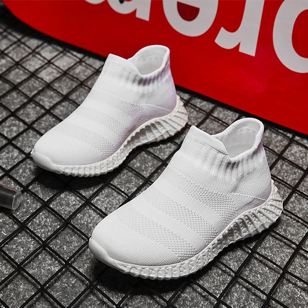 

xqef4 men's and women's sports mesh comfortable 2020 summer new children's one-pedal mesh shoes breathable soft bottom spring, Black