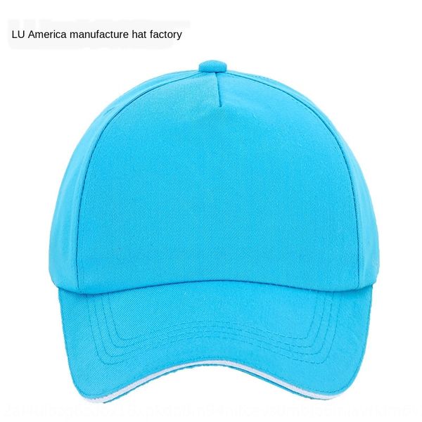 

advertising hat printing embroidered baseball cotton baseball cap work travel cap volunteer red hat embroidery, Blue;gray