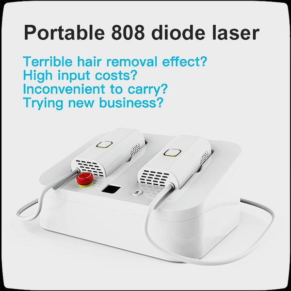 

portable 808nm diode laser hair removal machine fast painless remove armpit leg hairs 1.0 million s diode laser permanent hair removal