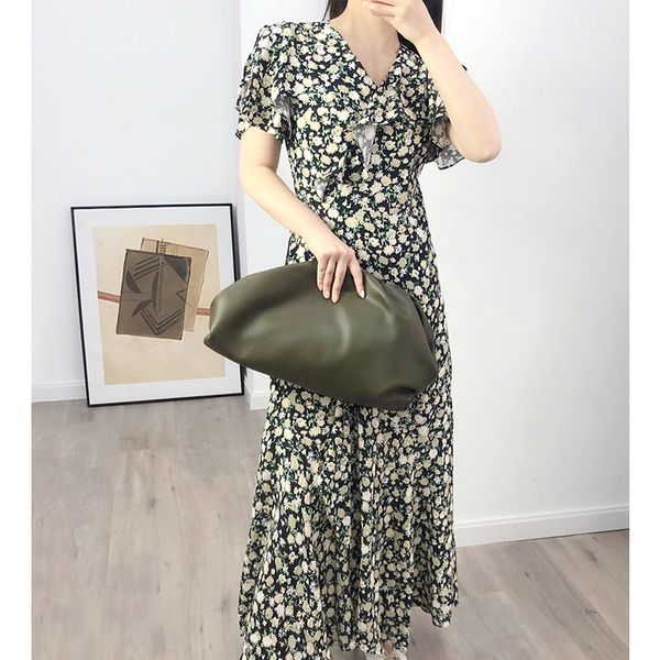 

os style women's dress 2020 summer new mini daisy floral dress slim temperament sexy, Black;gray