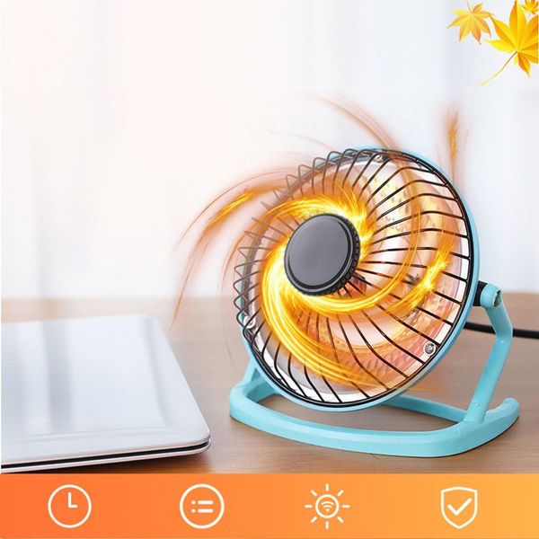 

mini portable heater electric deskheater warm fan halogen tube 4 inch