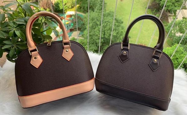 

20220 luxury classic shell bag damier oxdiex real leather designer handbags shoulder bags women canvas crossbody purse lady shopping #l99v00