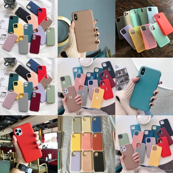

candy color tpu for iphone x xr xs max 8 7 6s plus apple 10 slim silicone matte case xgxpk ee2006