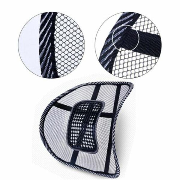 

seat cushions universal car back lumbar support summer cushion protection interior accessories waist chairs home office l9b0