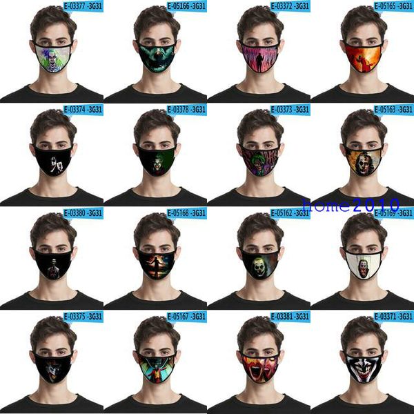 

halloween 3d for costumes items 3d joker mask masks masks designer face printed printing face cosplay joker price 3d with rchsy, Black