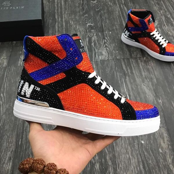 

new mens shoes sneakers casual luxury boots winter comfort mens shoes casual money beast hi -style ankle boots herrenstiefe, Black