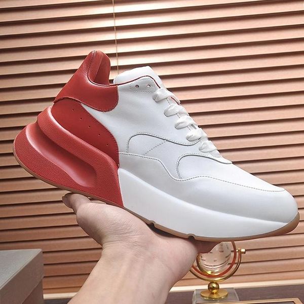 

oversized runner mens shoes style sneakers fashion classic breathable sports low lace -up luxury comfortable men shoes fast delivery, Black